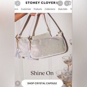Stoney Clover Shine on Crystal Capsule Purse